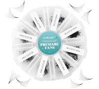 GEMERRY 500PCS Premade Fan 5D Pre Made Fan Eyelash Extension D Curl 8-15mm
