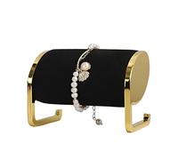 GemeShou Black velvet bracelet display for selling, bangle organizer and storage for show, watch holder stand gold jewelry holder for woman【Bracelet Stand-Black 】