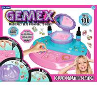 GEMEX Deluxe Creation Station Set, Turns Gel into Gems, Create Jewellery, New 5+