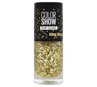 Gemey Maybelline Colorshow - Top Coat - 95 Bling Bling - Glitter Gold