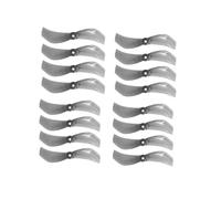 Gemfan 16Pcs 40mm 2-Blade Prop 8CW 8CCW 1mm Hole Drone Propellers Compatible with 1102 Brushless Motor for RC FPV Racing Freestyle Tinywhoop Drones Mobula7 Replacement Gray