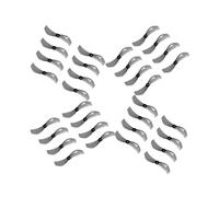 Gemfan 32pcs 1610-2 40mm Bi-Blade 1.0mm Shaft FPV Whoop Nano Prop Propellers Compatible with 1102 Micro Motor for Smart16 Moblite7 Uz80 Whoop RC Drone Quadcopter