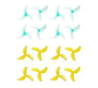 Gemfan 40mm 1611 3-Blade PC Propeller 1mm 1.5mm for RC FPV Freestyle Tinywhoop Drones DIY Parts (1.5mm)