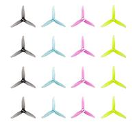 Gemfan Hurricane 3016 3-Blade Props with 1.5mm for 1108-1308 Brushless Motor RC Drone FPV Racing Toothpick 16pcs 8CW 8CCW