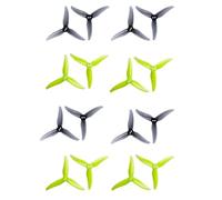 Gemfan Hurricane 3520 3-Blade Propeller for 3.5 inch Quad with M5 5mm/T-Mount for 1806-2004 Brushless Motor FPV Freestyle Racing Drone 16pcs 8CW 8CCW