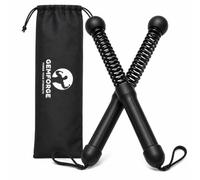 GEMFORGE Ropeless Battle Ropes for Home Gym, Weighted Cordless Set of 2 with Adjustable Resistance, Portable and Quiet Exercise Bars for HIIT, Cardio and Strength Training, Men and Women