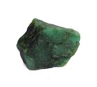 GEMHUB Untreated Raw Rough Emerald Green Gemstones for Jewelry Making 547.50 Ct. Certified Uncut Crystals and Healing Stones