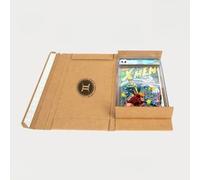Gemini 10 x Graduated Comic Book Mailers - Shipping a CGC (or similar) Comic Book Plate, Heavy Duty Corner and Edge Protection, Self Seal Closure