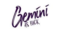 Gemini As Fuck Sweatshirt - White - M - White