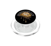 Gemini Babe Dripping Lips Zodiac Typography PopSockets PopGrip for MagSafe