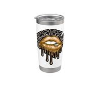 Gemini Babe Dripping Lips Zodiac Typography Stainless Steel Insulated Tumbler
