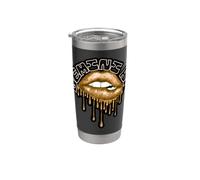 Gemini Babe Dripping Lips Zodiac Typography Stainless Steel Insulated Tumbler
