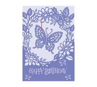 Gemini Balanced Create a Card Metal Die Set - Butterfly Wishes