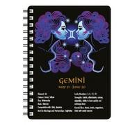 Gemini Birthday zodiac 3D notebook gift - Quality Spiral bound Notebook with stunning 3D front cover
