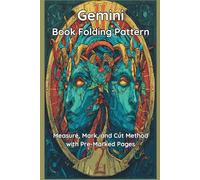 Gemini Book Folding Pattern: Measure, Mark, and Cut Method with Pre-Marked Pages
