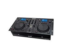 Gemini CDM-4000 2 Channel Dual MP3/CD/USB Mixer Console Touch Sensitive Blue