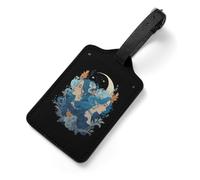 Gemini Constellation Astrological Travel Luggage Tags for Suitcases Handbag Leather Suitcase Labels