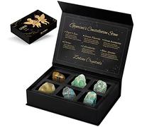 Gemini Crystals Gift Set, Zodiac Signs Healing Crystals Birthstones with Horoscope Box Set Gemini Astrology Crystals Healing Stones Gifts