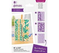 Gemini Decorative Gatefold Create a Card Metal Die - Deco Vines