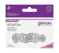 Gemini Die - Expressions Word Die - Get Well Soon