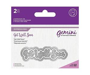 Gemini Die - Expressions Word Die - Get Well Soon