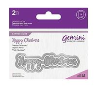 Gemini Die - Expressions Word Die - Happy Christmas