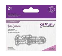 Gemini Die - Expressions Word Die - Just Because