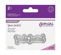 Gemini Die - Expressions Word Die - Youre Invited
