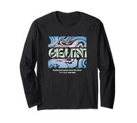 Gemini Double the Trouble Twice the Charm Zodiac Astrology Long Sleeve T-Shirt