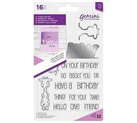 Gemini GEM-STD-PABGIR Stamp & Die-P Boo Giraffe, One Size