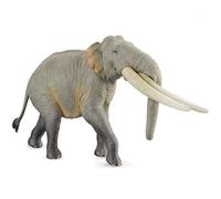 Gemini&Genius African Elephant Action Figure Toy, Stegodon Figurine Wild Animal Model, Beautiful and Accurate Sculptures of Elephant Animal, Gift, Collection, Display & Play for Kids Collectors