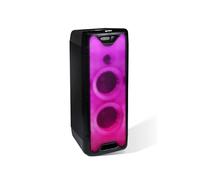 Gemini GLS-550 Portable Bluetooth Party Speaker with 800W Peak Power (50W RMS), Bass Boost, RGB LED Light Show, Hi-Fi Wireless Streaming, Rechargeable Battery, Microphone & Remote Included
