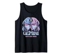 Gemini Head to Head Forever - Zodiac Sisters Twins Tank Top