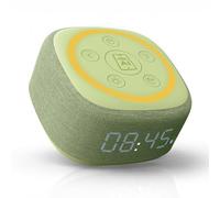 Gemini Home Speaker with AI Voice Assistant Access and Built-in Microphone, Bluetooth Machine for White Noise for Bedroom, 16 Sleep Sounds, 8 RGB Night Light Modes