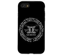 Gemini Law of Attraction Positivity Affirmation Zodiac Sign Case for iPhone SE (2020) / 7/8
