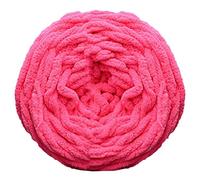 Gemini_mall® 100% Acrylic Soft Thick Chunky Yarn Knitting Yarns Wool 100g, Hot Pink