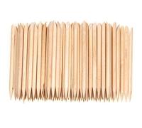 Gemini_mall® 100pcs Nail Art Design Orange Wood Stick Cuticle Pusher Remover Manicure Care