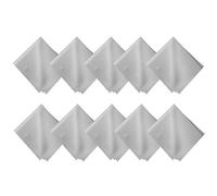 Gemini_mall® 10Pcs Microfiber Cleaning Cloths for Cleaning Spectacles, Sunglasses, iPads, Smartphones, Tablets, Smart TVs, Lenses, Laptops and Jewellery (Grey)