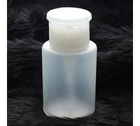 Gemini_mall® 150ML Nail Vanish Polish Remover Acetone Pump Dispenser Bottle (White)