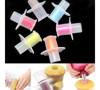 Gemini_mall® 2 Pack Cake Corer Cutter Plunger Pastry Cupcake Decorating Divider Filler Model, Random Colour