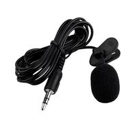 Gemini_mall® 3.5 mm Clip on Microphone Lavalier Lapel Omnidirectional Condenser Microphone for iPhone & Android Smartphones or any other mobile device (Black)