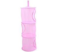Gemini_mall® 3 Shelf Hanging Storage Net Kids Toy Organizer Bag Bedroom Wall Door Closet