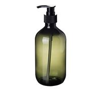 Gemini_mall 300/500ml Pump Bottle - Lotion, Shampoo, Shower Gel, Hand Soap Dispenser - Refillable Plastic Bottle - Green, 300ml