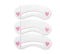 Gemini_mall 3Pcs Eyebrow Stencil Grooming Shaping Template Makeup Tool 3-Style