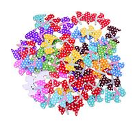 Gemini_Mall® 50 x Assorted Cute Dog Wooden Buttons 2 Holes for Sewing Scrapbooking Craft