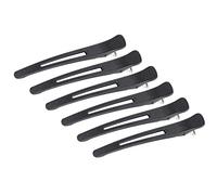 Gemini_mall® 6 x Pro Sectioning Clips Clamps Salon Hairdressing Hair Styling Tools (Black)