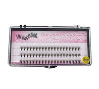 Gemini_mall 60 x Individual False/Fake Cluster Lashes Eyelashes Extensions Natural Black 8mm