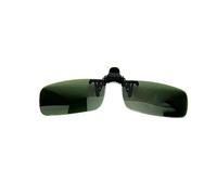 Gemini_mall® Clip On Sunglasses Mens Womens Flip Up Polarised Lenses UV400 Protection Rimless Glasses S Lens Width 57mm Lens Height 34mm Green