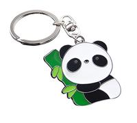 Gemini_mall® Cute Cartoon Panda Keyring Keychain Bag Handbag Hanging Key Ring Xmas Gift (#8)