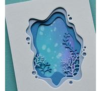 Gemini_mall® Cutting Dies, 2pcs Water Grass Cutting Dies Metal Embossing Stencil For Scrapbooking Album Paper Card Art Craft Decor (2pcs Water Grass Cutting Dies)